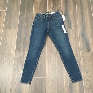 Dark blue jeans high-rise 26 waist New